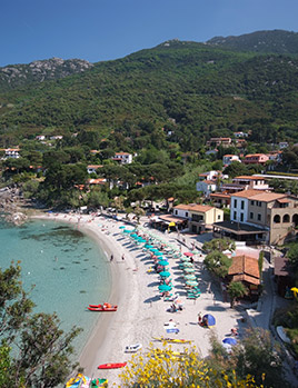 Tutte le spiagge all'isola d'Elba